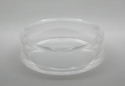 quartz ring transparent polished