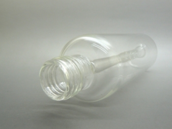 bottle in borosilicate glass with internal tube