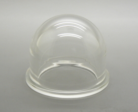 Glass dome for camera