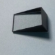 optical prism with black vernish