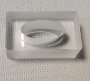 machined fused silica part