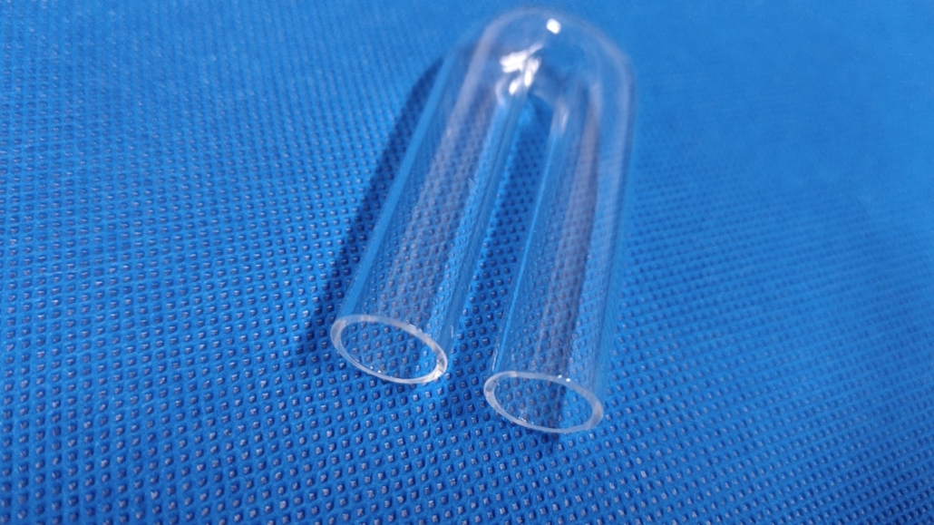 U shape quartz tube