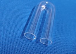 U shape quartz tube