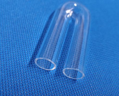 U shape quartz tube