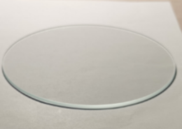 Extrawhite glass disc