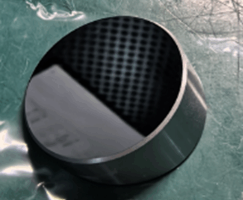 Germanium wedge window
