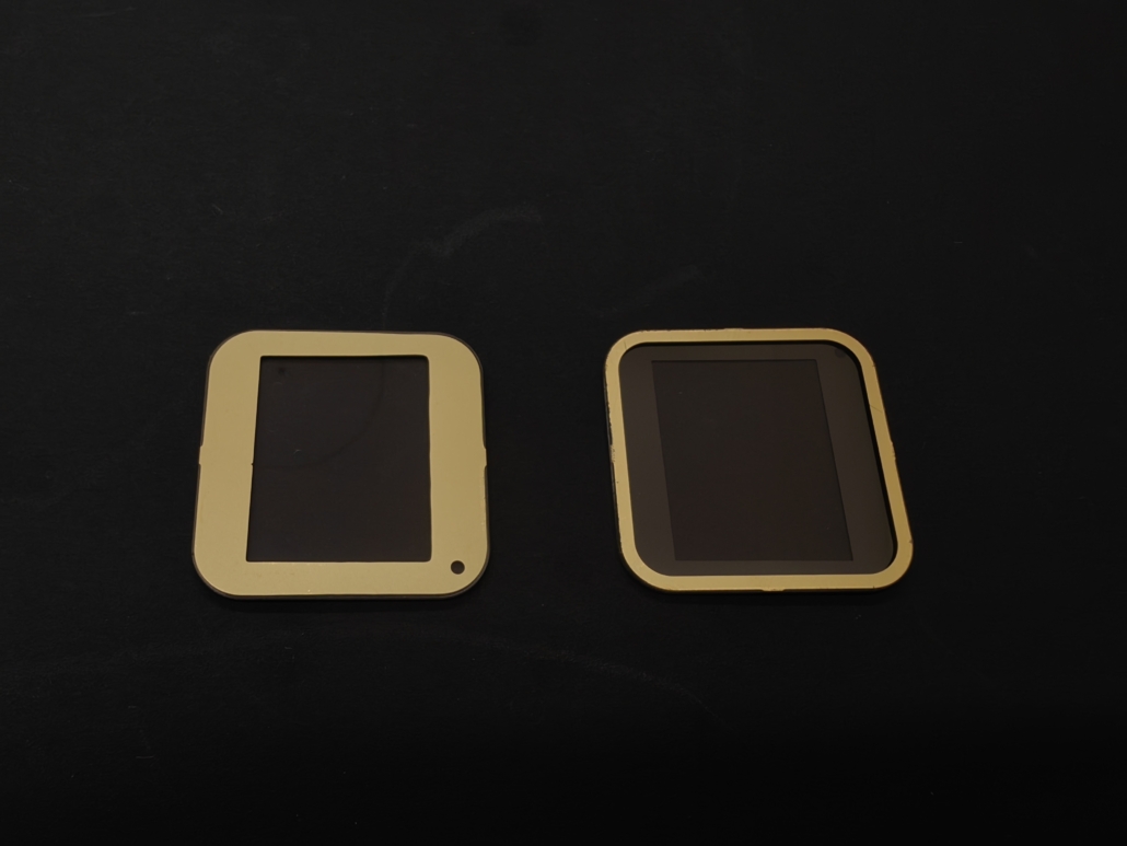 Gold metallization on sapphire