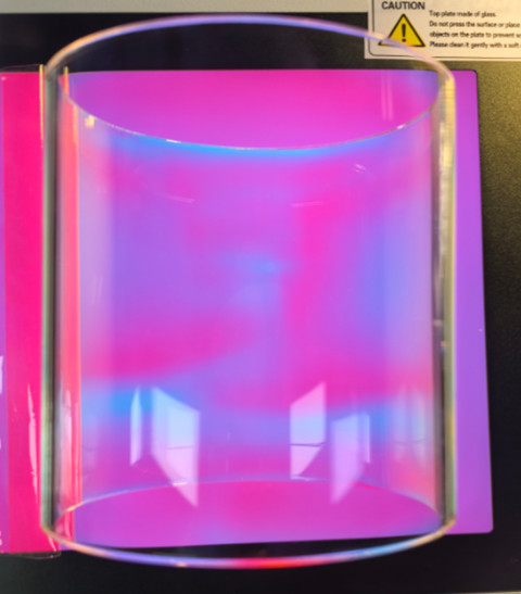 Tube en verre recuit