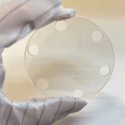 drilled optical window