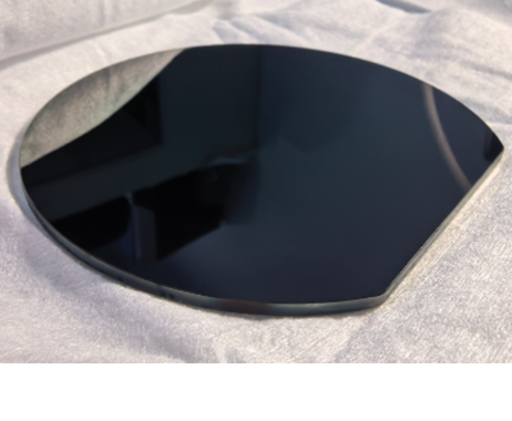 DLC coated silicon window