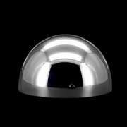 hyper-hemispherical lens for THz