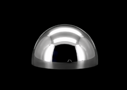 hyper-hemispherical lens for THz