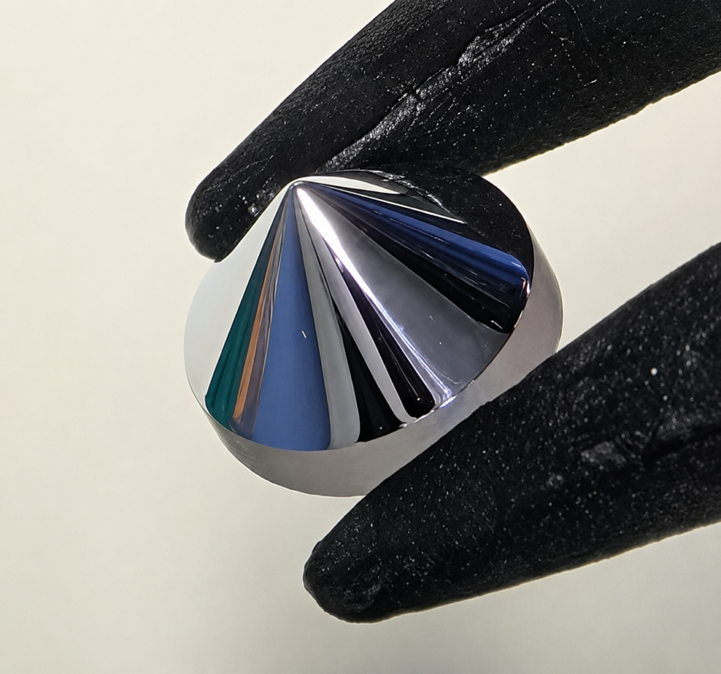 Axicon mirror