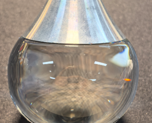 Custom glass sphere