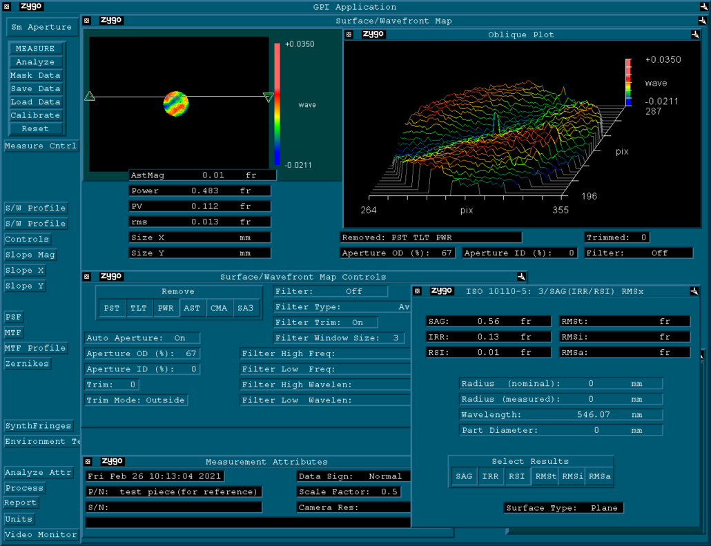 Zygo-interferometry-report Example of a zygo intreferometry report